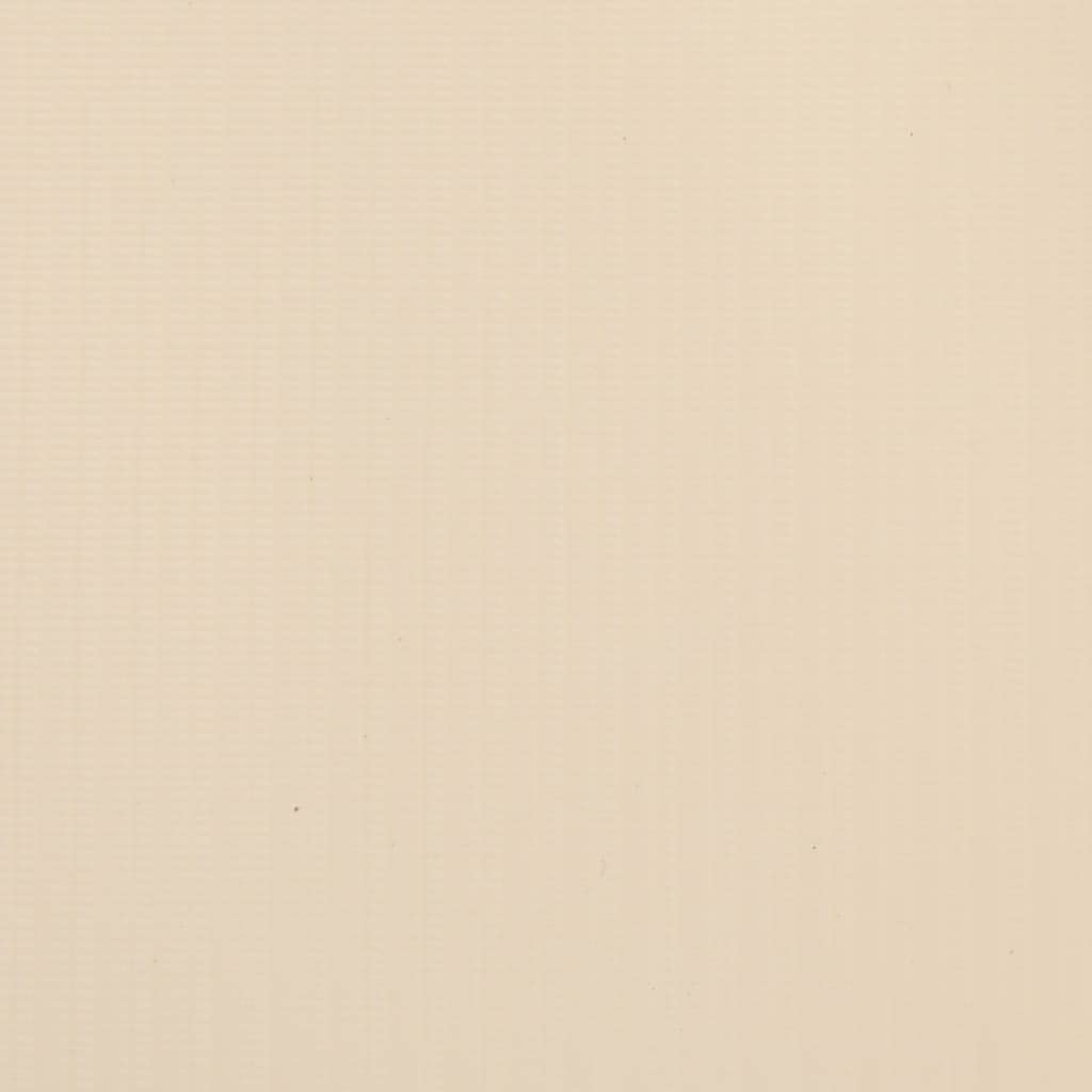 Recinzione frangivento in PVC crema 35x0,19 m con 80 clip, pannello barriera privacy resistente ai raggi UV per giardino esterno cortile balcone terrazzo prato