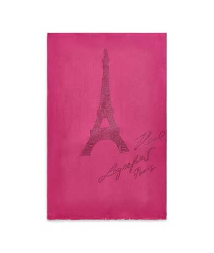 KARL LAGERFELD womens Karl in Paris Studded Lightweight Pashmina2