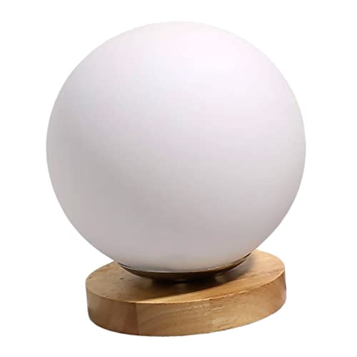 jojofuny 1pc Touch Table Lamp Touch Control Light Round Ball Lamp Decorative Bedside Light Night Stand Decor LED Globe Lamp Coffee Shop Decor Supply LED Light Beech Simple Decorative Lights