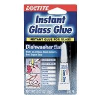 Henkel 789164119321 Cyanoacrylate Adhesive - Instant Glass Glue, Clear, Water Resistant, Superglue