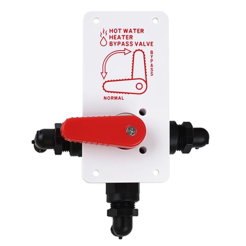 Image of RV Hot Water Tank Diverter Valve RP 1455, replaces PN 94228, Bypass Directional Valve, 1 /2-inch Pex Connections, Similar To RV Hot Water Tank Diverter Valve PN 94228