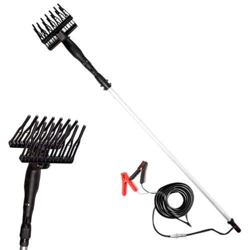 Mediawave Store - Vareador eléctrico ROYALWAVE. Vareador profesional de aceitunas, alimentado a 12 V y completo con cables, indispensable para una recolección eficiente de aceitunas