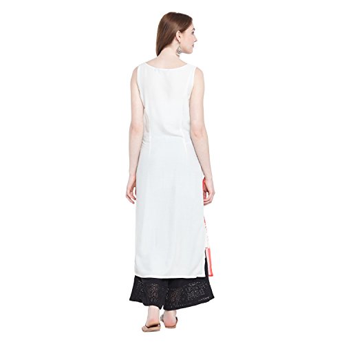 Image of Rangmanch By Pantaloons Women's Rayon Straight Kurta
