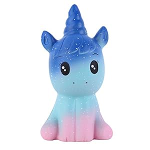 Anboor Squishies Unicorn Horse Galaxy Squishy Slow Rising Squeeze Toys Stress Relief Kawaii Squishies Animal Toys Prime…