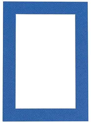 14x18 Mat Bevel Cut for 12x16 Photos - Acid Free Royal Blue Precut Matboard - For Pictures, Photos, Framing - 4-ply Thickness