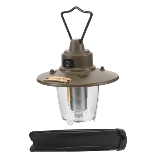 Lanterne de camping rechargeable verte SOIMISS lampe de tente étanche lumière de randonnée