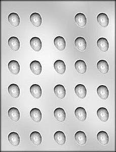 Plastic Chocolate Mold Jelly Bean Egg 7/8" Ch2011
