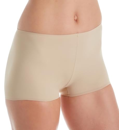 TC Fine Intimates Wonderful Edge Matte Microfiber Boyshort M, Nude