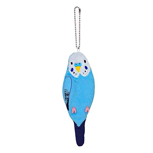 Pochette perruche bleue étui rangement japon import mini sac cadeau