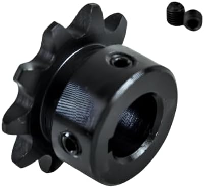 Jeremywell #35 Roller Chain Sprocket, 10 Tooth B-Hub, 1/2" Bore