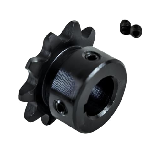 Jeremywell #35 Roller Chain Sprocket, 10 Tooth B-Hub, 1/2" Bore