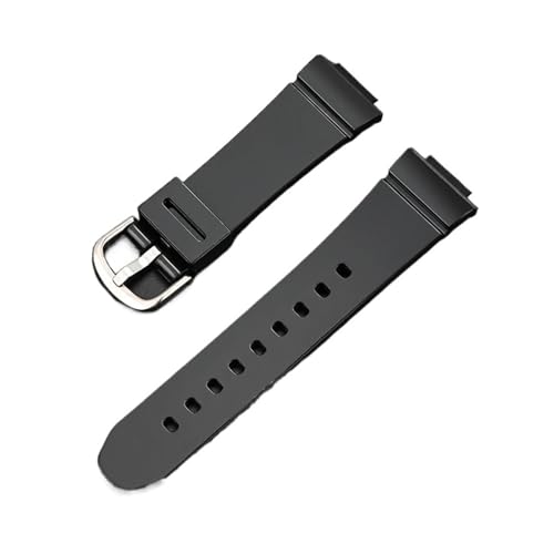 DNYXGDGSL Casio -G BGA-130/131/160 BGD-140/560 BGD-5000/5020 対応交換用時計バンド レディース TPU 樹脂 リストバンド ブレスレット 14mm(Black)