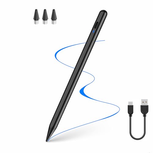 CMARS Stylus Pen for Samsung Galaxy Tab A11/A11+/A9/A9+/A8/A7/A7 Lite/A6 Fast Charging Pencil Compatible with Switch and Android 14/15 Devices Black