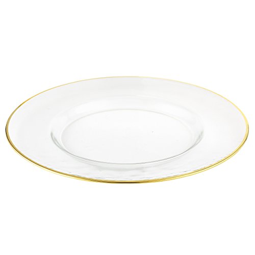 Elegance Charger Plates, Gold Large