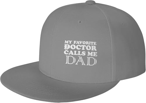 My Favorite Doctor Calls Me Dad Adjustable Outdoor Baseball Hat Flat Hat