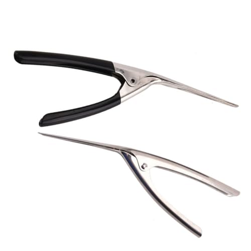 Alipis Pelador De Camarones Acero Inoxidable 304, Paquete De 2 Piezas, Dispositivo Ergonómico y Portátil para Pelar Gambas, Herramienta Práctica para Cocina y Mariscos