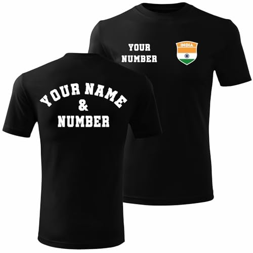 Maillot Inde personnalisé homme : finis les t-shirts de foot sans nom