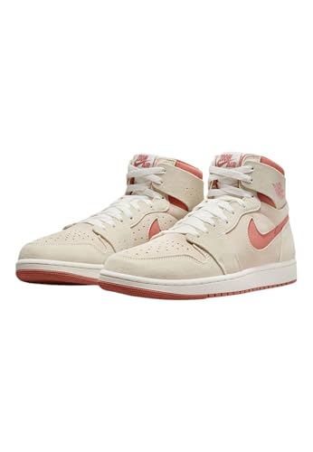Nike Nike Mens Air Jordan 1 Zm Air CMFT 2 Running, PALOMINO/MELON TINT-WILD BERRY-DESERT, 7 UK (8 US)