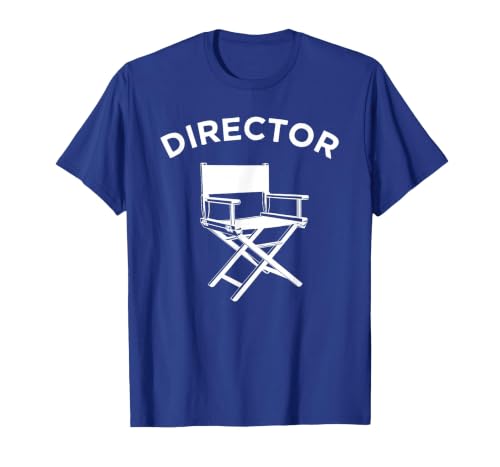 Movie Director Chair Filmmaker Film Directing T-Shirt, Men, Royal Blue, XX-Large