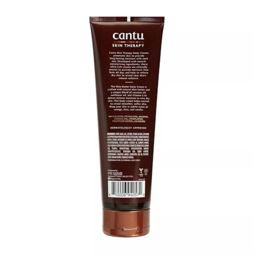 Cantu Skin Therapy Shea Butter Nourishing Body Cream for very Dry Skin, 8.5 Ounce - Thumbnail 5