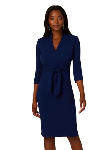 Adrianna Papell Women's Front Tie Short Dress