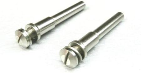 Mandrel 1/4" Rotary Wheel Holder 1/4" Shank and 1/4" Screw Mandrel Set 2pc Made in Germany by JTS