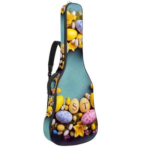 Étui guitare acoustique 40 pouces imperméable avec housse rembourrée et poches
