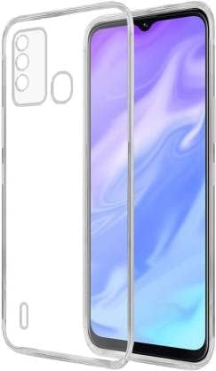 Image of COVERBLACK Soft Rubber Silicon Clear Back Cover Compatible Model for itel Vision2s - Transparent