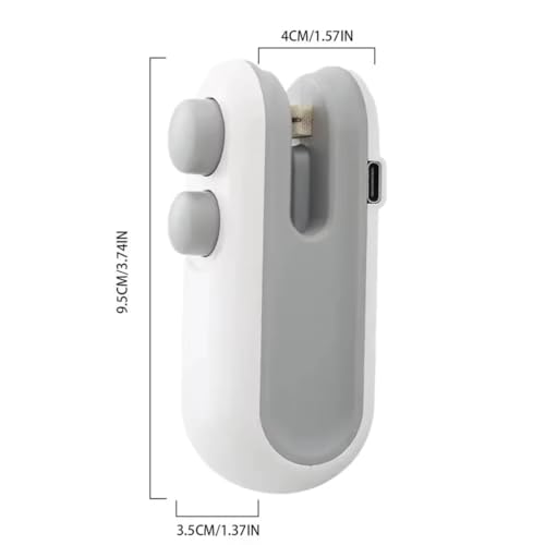 Image of Portable Mini Handheld Bag Sealer for Food Packets & Plastic Bags| USB Rechargeable Sealing Machine for Kitchen, Home & Travel Use