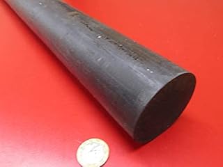 Black Neoprene Rubber Round Rod 75A 2.25