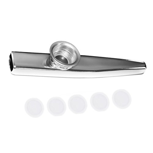 Kazoo En Alliage D’aluminium Diaphragme Musique Instrument Jouet – Argent - Les Beatles, Paul McCartney, John Lennon, RIngo Starr, George Harrison Kazoo En Alliage D'aluminium Diaphragme Musique Instrument Jouet - Argent – Image 6