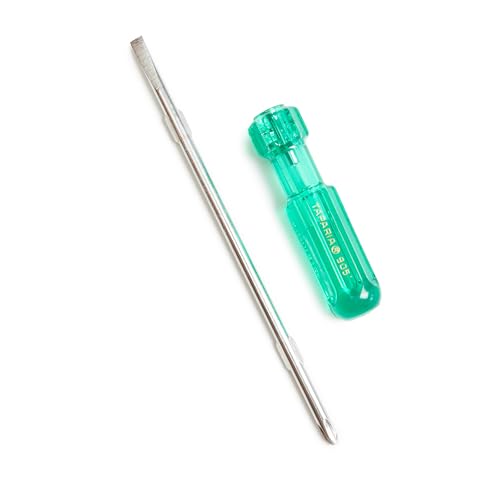 Image of Tapria 905, 2 in 1 Screwdriver with Magnetic Tip | Overall Length 232 mm | Blade Length 140 mm | Tip Size -Star Ph2 x Slotted 6.0| Suitable for Home | DIY | Electricians and Professionals
