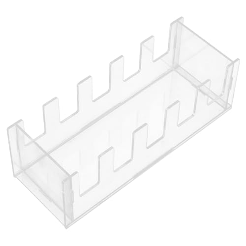 SOLUSTRE Laboratory Glass Petri Dish Rack Holder Lab Dish Drying Stand Clear Acrylic Display Stand for Organizing Storing Petri Dishes in Lab Settings