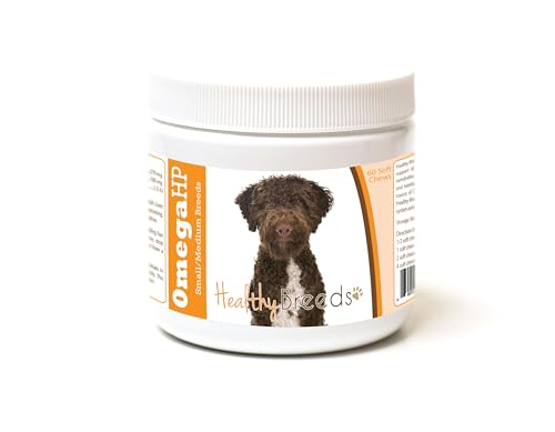 Image of Healthy Breeds Lagotti Romagnoli Omega HP Fatty Acid Skin and Coat Support Soft Chews 60 Count