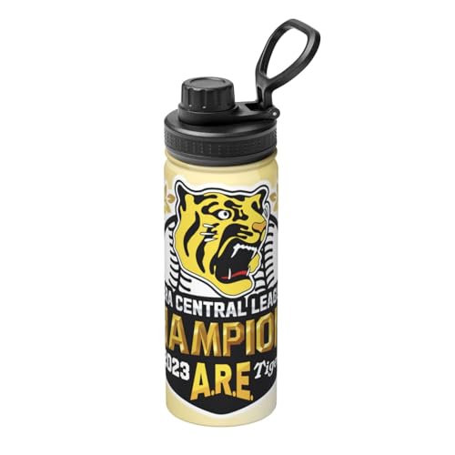 阪神 リーグ 優勝記念 タイガース 水筒 スポーツボトル 真空断熱 保温 保冷 二重断熱構造 ステンレス スポーツドリンク対応 直飲み 漏れない 大人 子供 男女兼用 530ml