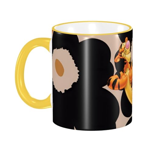 Asamike �}�O�J�b�v 330ml �A�j�� ���܂̃v�[���� �e�B�K�[ �}�O �R�[�q�[�J�b�v ���� �Z���~�b�N mug �J�b�v ��e�� �ϔM �ϗ� �d�q�����W�Ή� �R�b�v �l�C �a���� ��̓� ���̓� �F�l �v���[���g MGZ0329 ��