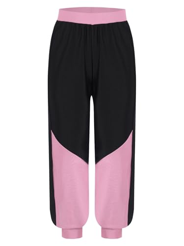 Kids Girls Active Jogger Sweatpants Athletic Performance Pull On Sweatpants Hip Hop Dance Trousers3