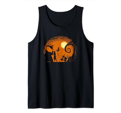 Camiseta tirantes Nightmare Before Christmas Halloween ropa gótica urbana y casual