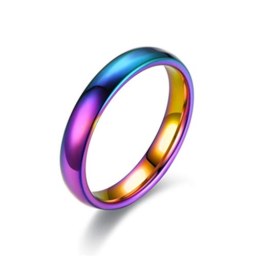 MZZJ BFF Ring for 2-3-4-5-6-7-8-9-10 Personazlied BFF Friendship Jewelry Pinky Promise Pinky Swear Minimalist Polish Stainless Steel Comfort Fit Domed Stackable Knuckle Ring Band,Bridesmaid Gift2