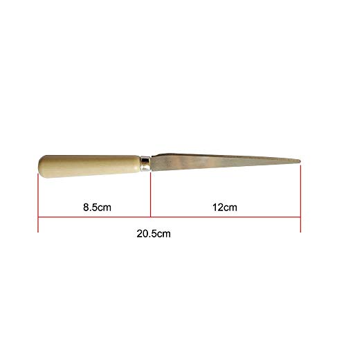 Comiart Create Color Life Wood Handle Pottery Ceramic Polymer Clay Sculpture Modeling Fettling Knife #TOP2