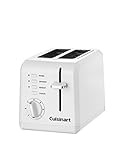 Cuisinart 2-Slice Toaster Oven, Compact, White, CPT-122