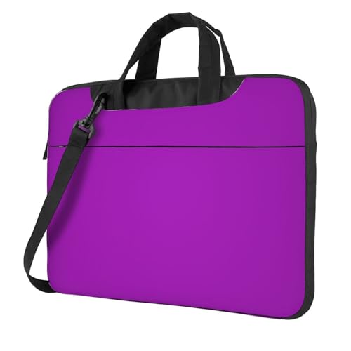 Maletín portátil impermeable 14 pulgadas color morado miniatura 1