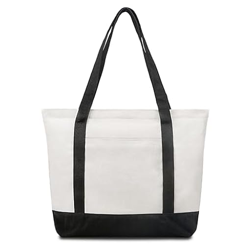 Greentique Canvas Tote Bag con Cremallera, Bolsas de Tela Grandes y Gruesas, Bolso Tote de Gran Capacidad, Reutilizable y Lavable | Ya disponible en tu tienda friki favorita! En mundofriki.es!