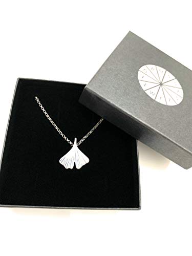 Quality4You - Ciondolo a forma di foglia di ginkgo...