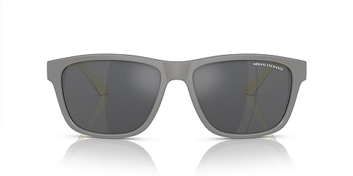 Image of Armani Exchange mens Ax4135s Rectangular Sunglasses