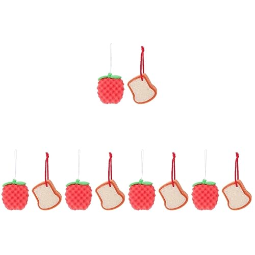 Beaupretty 10 Piezas Esponja De Baño Para Bebé Esponja De Ducha De Bebé Esponja De Limpieza Corporal Esponja De Baño Recién Nacido Esponjas Para Limpiar Tómate Un Baño Nailon Niño Detergente