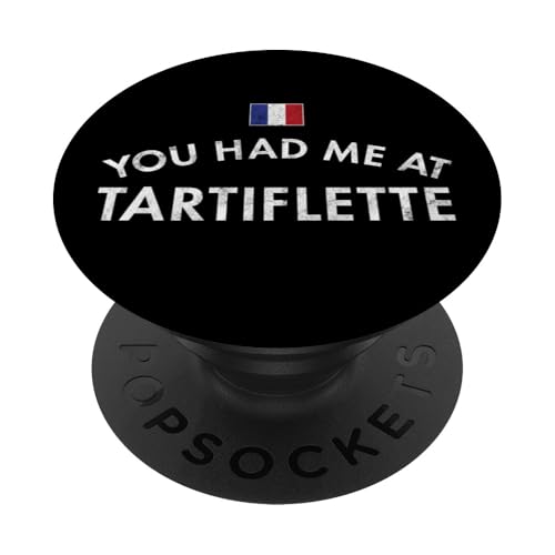 Tartiflette Saboya Alpes Franceses Papa Reblochon Queso Cebollas PopSockets PopGrip Adhesivo