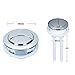 Dual Flush Toilet Push Button - 1pcs Plastic Cistern Lid Rod for One-Piece, Two-Piece & Squatting Toilets(48MM)