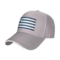 YYHWHJDE Casquette de baseball unisexe avec image du drapeau grec. Matériau du produit : 100 % polyester. Le tissu est plus épais, la sensation est plus dure, le haut du chapeau est renforcé et la doublure est Oxford Performance du produit : Naturell...