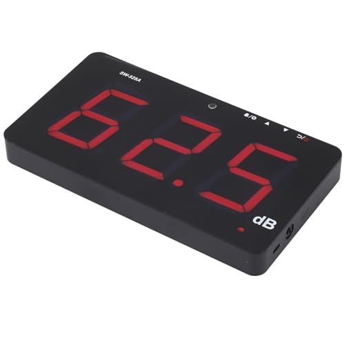 Leapiture 9.6 Inch LCD Digital Sound Level Meter Sound Tester Wall Hanging 30-130dB Noise Tester Reliable for Families Factories Offices Hotels